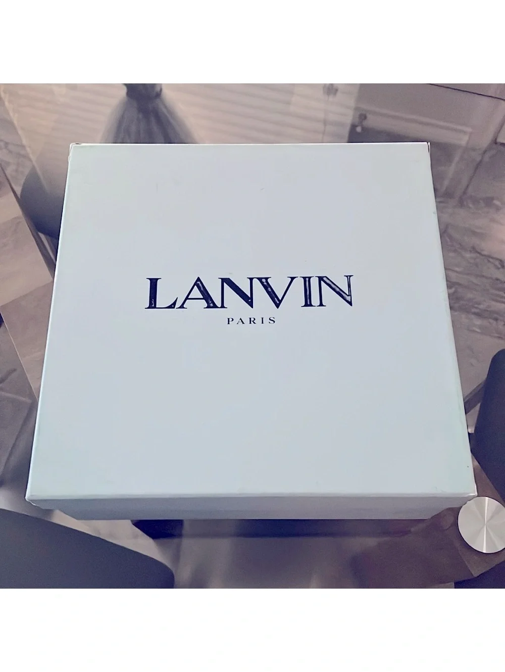 LANVIN Flash-X Bold Pull On Chelsea Boots, Black Size 44 New in Box + DustBag